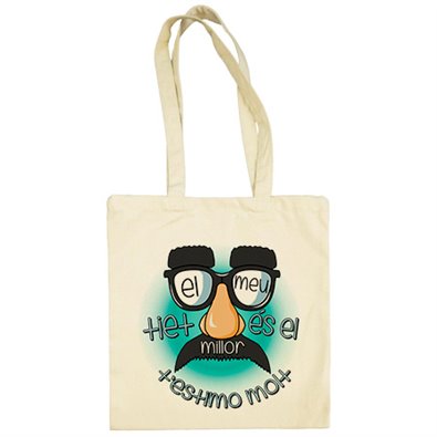 Bolsa de tela El meu tiet és el millor
