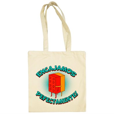 Bolsa de tela encajamos perfectamente