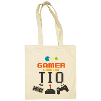 Bolsa de tela Gamer como mi tío
