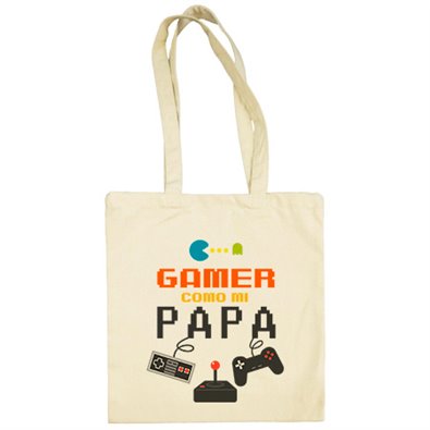 Bolsa de tela Gamer como papá