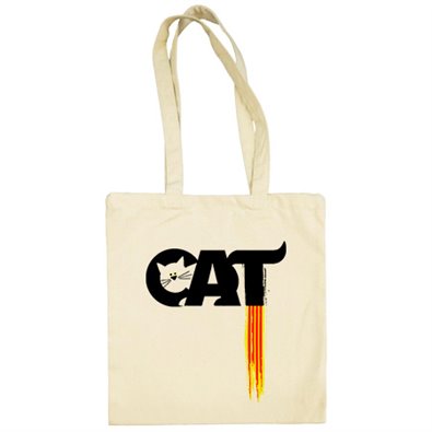 Bolsa de tela Gat Català Cat