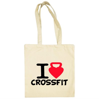 Bolsa de tela I Love Crossfit