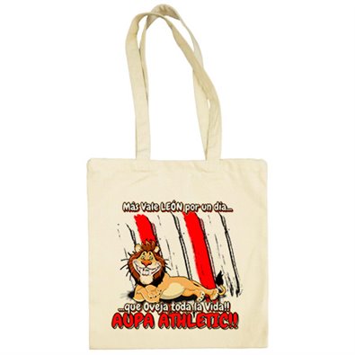 Bolsa de tela león por un día Aupa Athletic