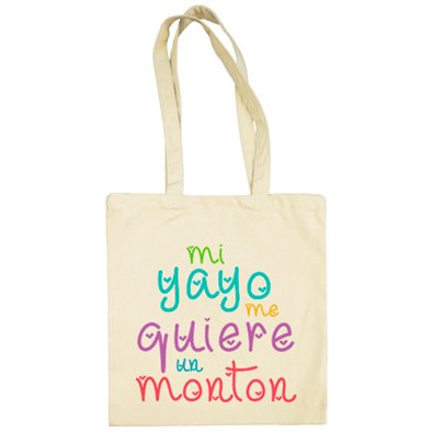 Bolsa de tela Mi yayo me quiere un montón