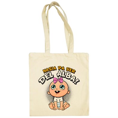 Bolsa de tela nacida para ser del Alba Albacete fútbol