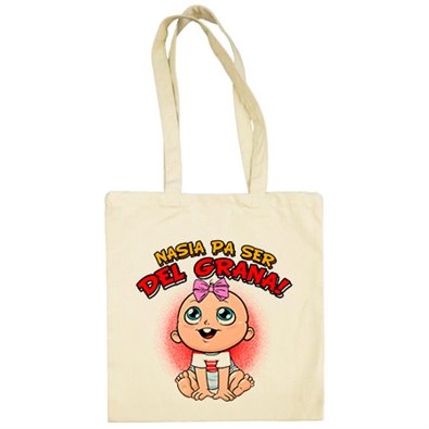 Bolsa de tela nacida para ser del Graná Granada fútbol