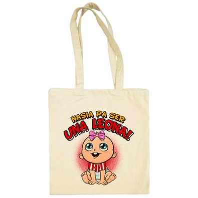 Bolsa de tela nacida para ser una Leona Athletic Bilbao fútbol