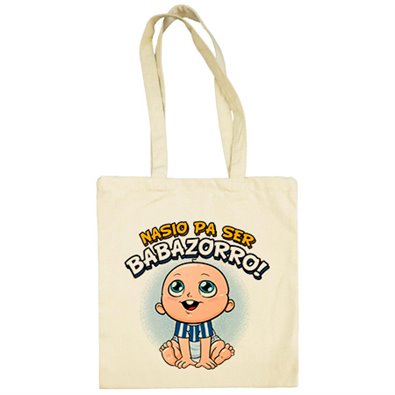 Bolsa de tela nacido para ser Babazorro Alavés fútbol