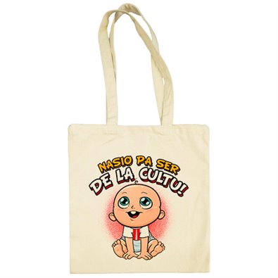 Bolsa de tela nacido para ser de la Cultu Cultural Leonesa fútbol
