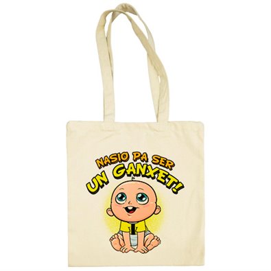 Bolsa de tela nacido para ser Ganxet Reus fútbol
