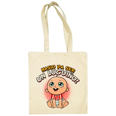 Bolsa de tela nacido para ser Luguiño Lugo fútbol