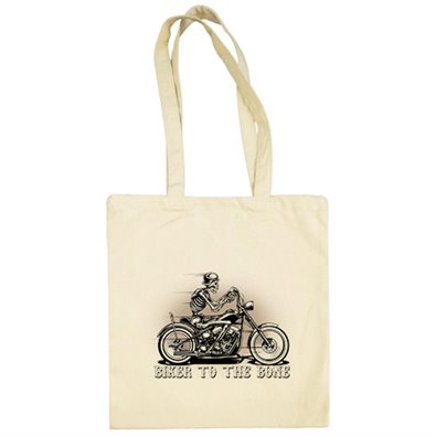 Bolsa de tela para moteros Biker To The Bone