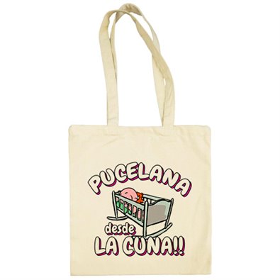 Bolsa de tela Pucelana desde la cuna Valladolid fútbol