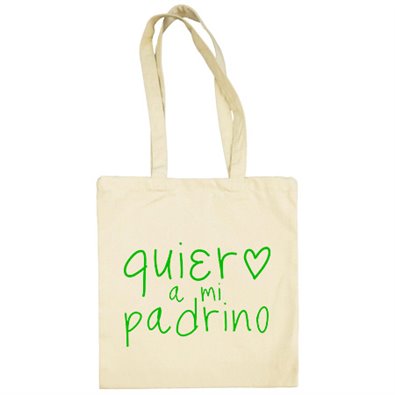 Bolsa de tela Quiero a mi padrino