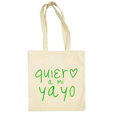 Bolsa de tela Quiero a mi yayo
