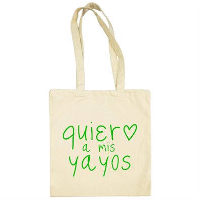 Bolsa de tela Quiero a mis yayos