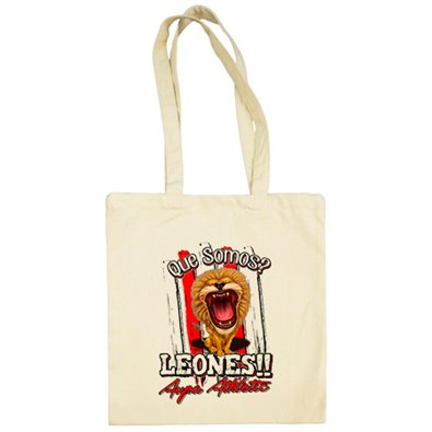 Bolsa de tela qué somos Leones Aupa Athletic fútbol Bilbao