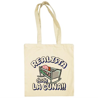 Bolsa de tela Realista desde la cuna Real Sociedad fútbol