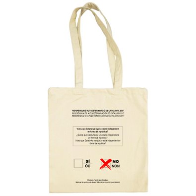 Bolsa de tela Referèndum Catalunya independent No