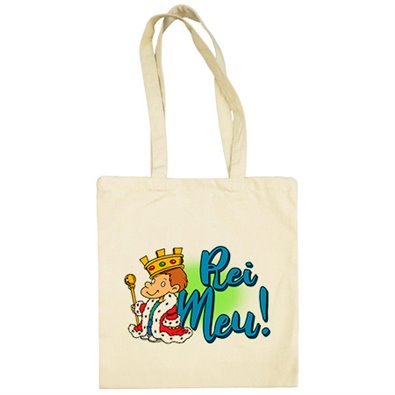Bolsa de tela Rei meu