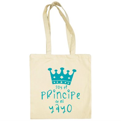 Bolsa de tela Soy el principe de mi yayo