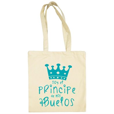 Bolsa de tela Soy el principe de mis abuelos