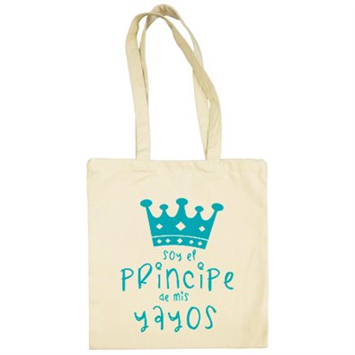 Bolsa de tela Soy el principe de mis yayos