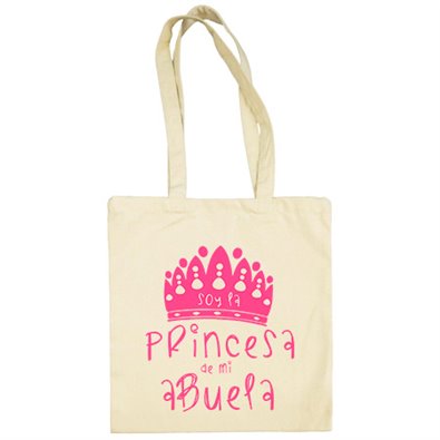 Bolsa de tela Soy la princesa de mi abuela