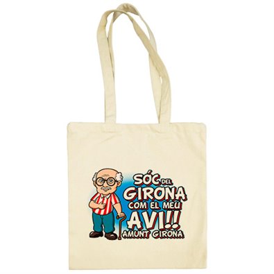 Bolsa de tela Sóc del Girona com el meu avi amunt Girona