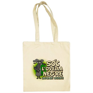 Bolsa de tela Sóc l ovella negre simplement diferent