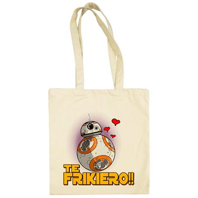 Bolsa de tela te frikiero regalo amor frikis