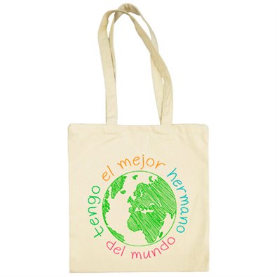 Bolsa de tela Tengo el mejor hermano del Mundo