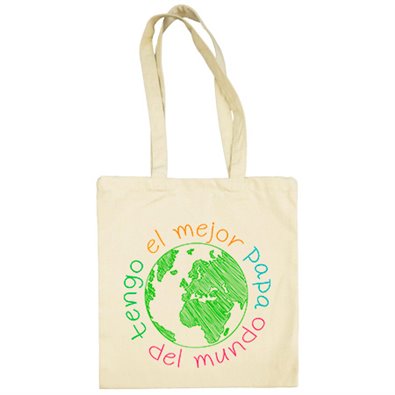 Bolsa de tela Tengo el mejor papá del mundo