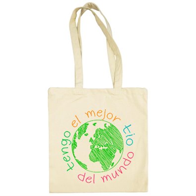 Bolsa de tela Tengo el mejor tío del mundo