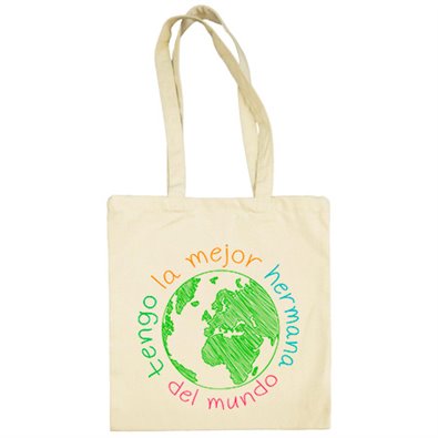 Bolsa de tela Tengo la mejor hermana del Mundo