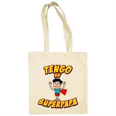 Bolsa de tela Tengo un superpapá