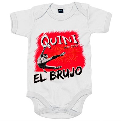 Body bebé Homenaje a Quini El Brujo del fútbol