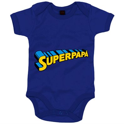 Body bebé Superpapá logo