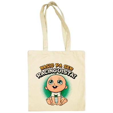 Bolsa de tela nacido para ser Racinguista