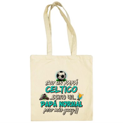 Bolsa de tela soy un papá Céltico como un papá normal pero más guay
