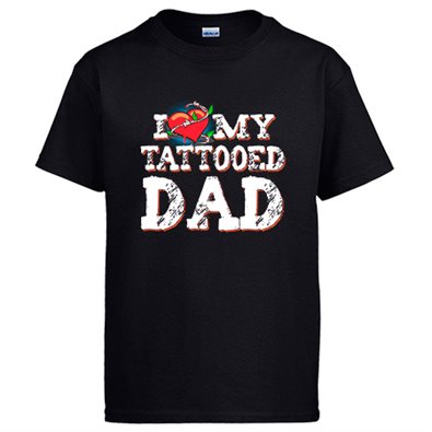 Camiseta I Love My Tattooed Dad