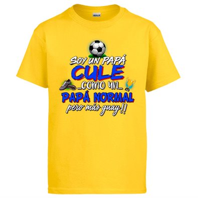 Camiseta soy un papá Culé como un papá normal pero más guay