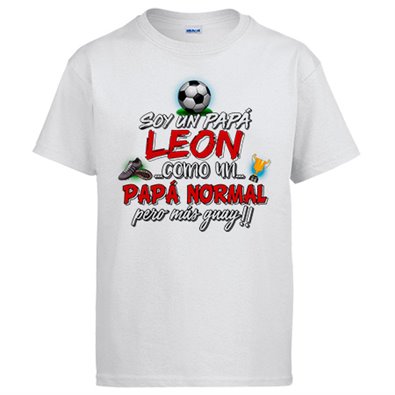Camiseta soy un papá león del Athletic como un papá normal pero más guay