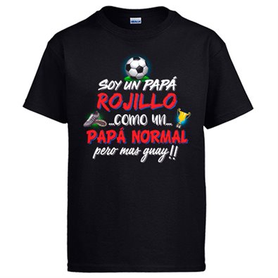 Camiseta soy un papá Rojillo como un papá normal pero más guay