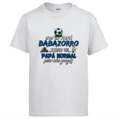 Camiseta soy un papá Babazorro como un papá normal pero más guay para aficionado al fútbol