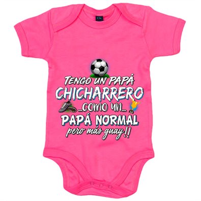 Body bebé tengo un papá Chicharrero como un papá normal pero más guay