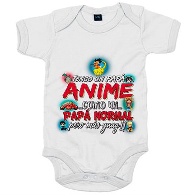 Body bebé tengo un papá Anime Otaku como un papá normal pero más guay