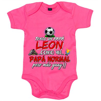 Body bebé tengo un papá León como un papá normal pero más guay