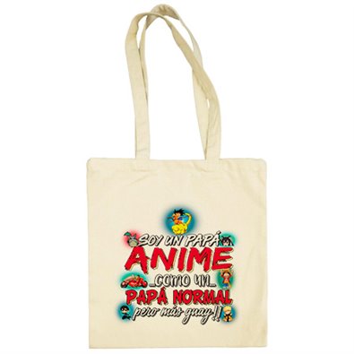 Bolsa de tela soy un papá Anime Otaku como un papá normal pero más guay