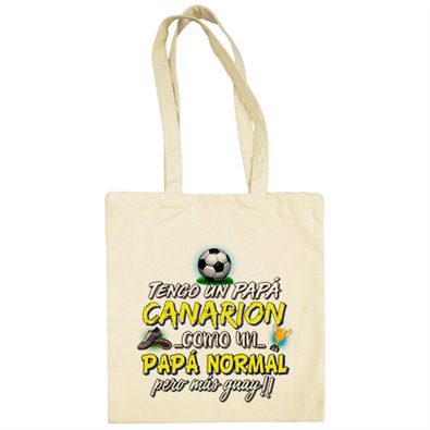 Bolsa de tela tengo un papá Canarión como un papá normal pero más guay